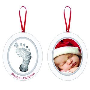 Pearhead Babyprints Newborn  Christmas Ornament